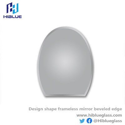 Design shape frameless mirror beveled edge
