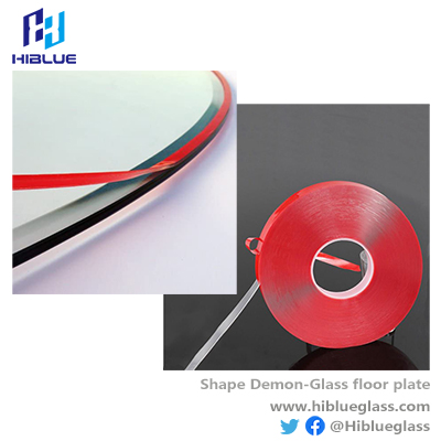 Sealing Silicone lip for glass floor plate