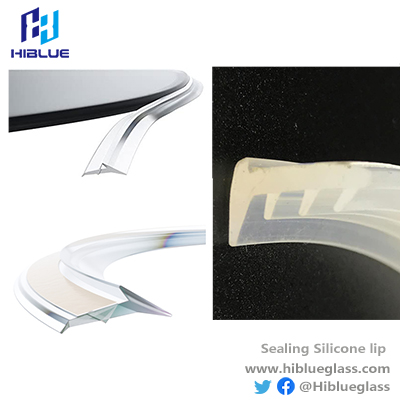 Sealing Silicone lip for glass hearth pads